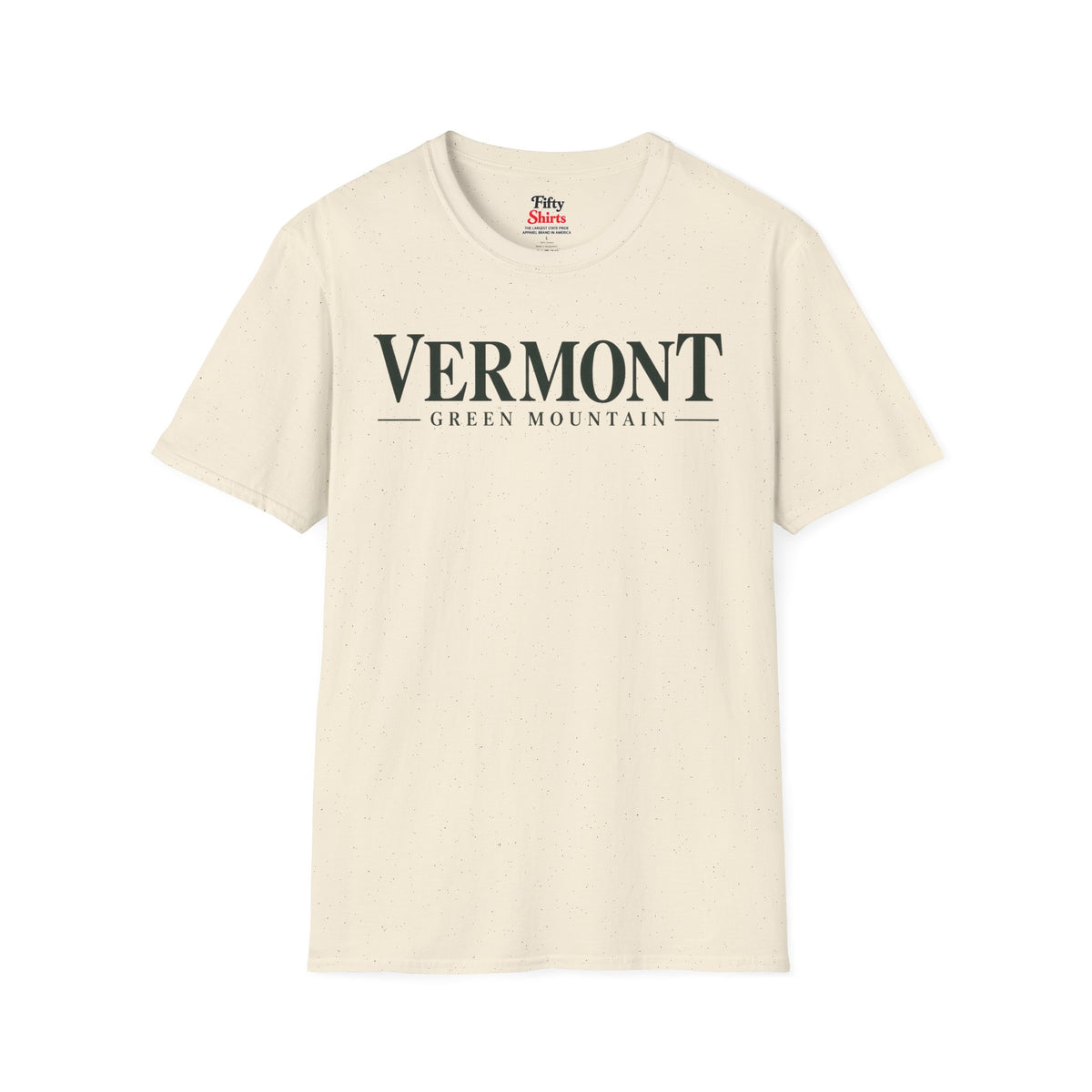 Vermont Green Mountain Unisex Softstyle T Shirt State Name Graphic Tee