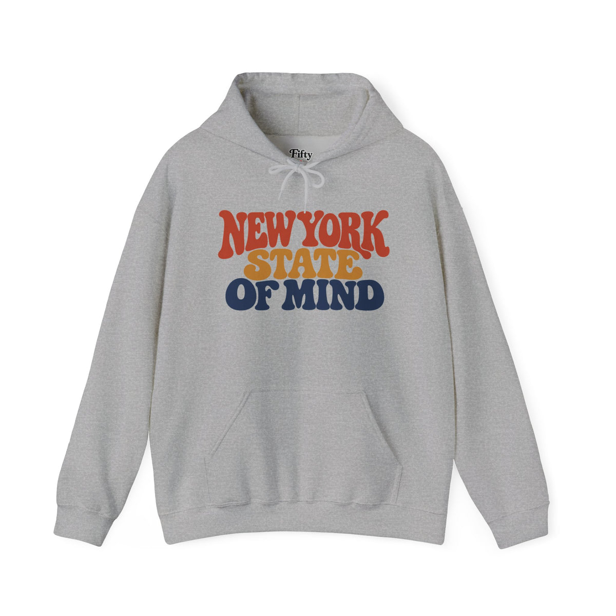 New York State Of Mind Unisex Hoodie State Name Graphic