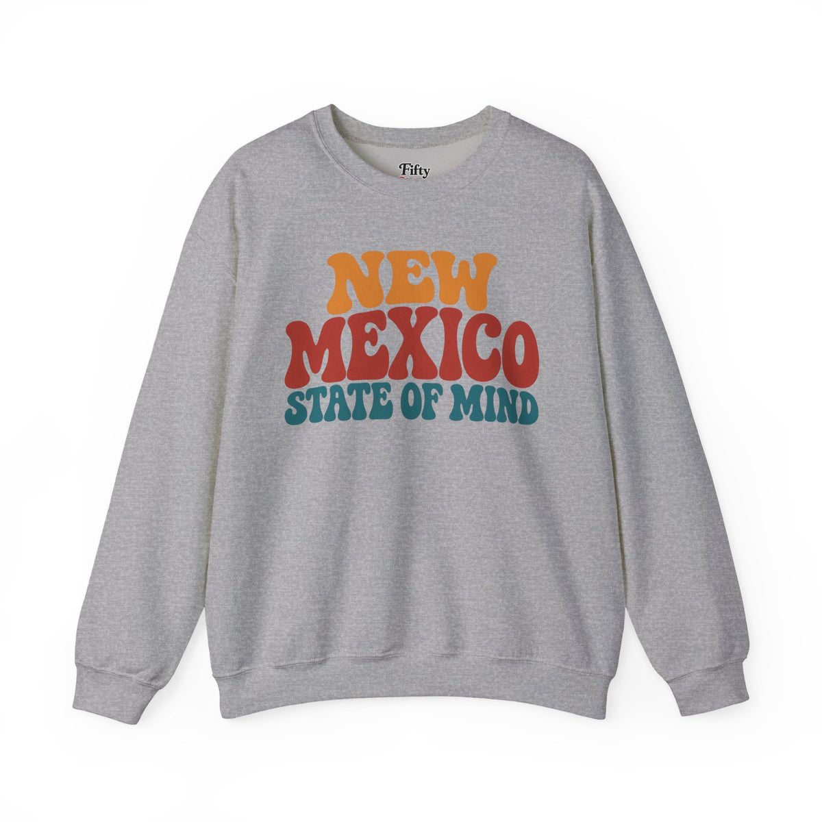 New Mexico State Of Mind Unisex Crewneck Sweatshirt State Name Graphic