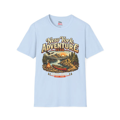 New York Outdoor Club Unisex Softstyle T Shirt State Pride Graphic Tee Collections FS03