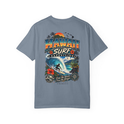 Hawaii Surf Expedition Unisex Comfort Color 1717 Streetwear Graphic Tee