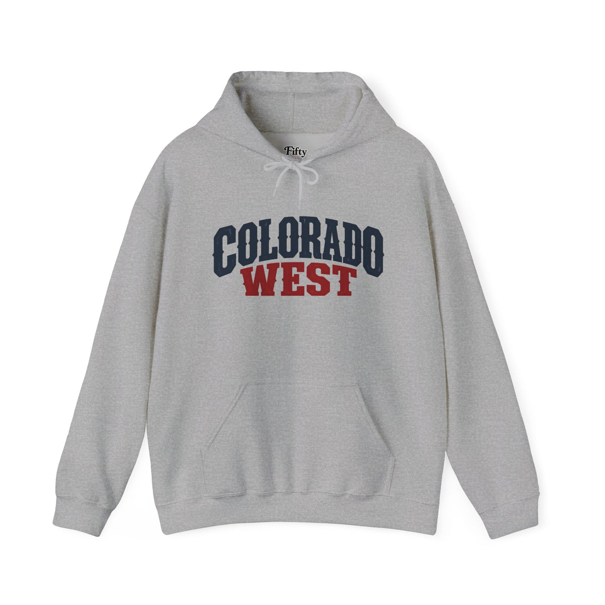 Colorado West Unisex Hoodie State Name Graphic