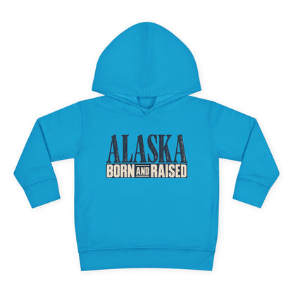 Alaska Born and Raised Premium Heritage Unisex Toddler Pullover Fleece Hoodie