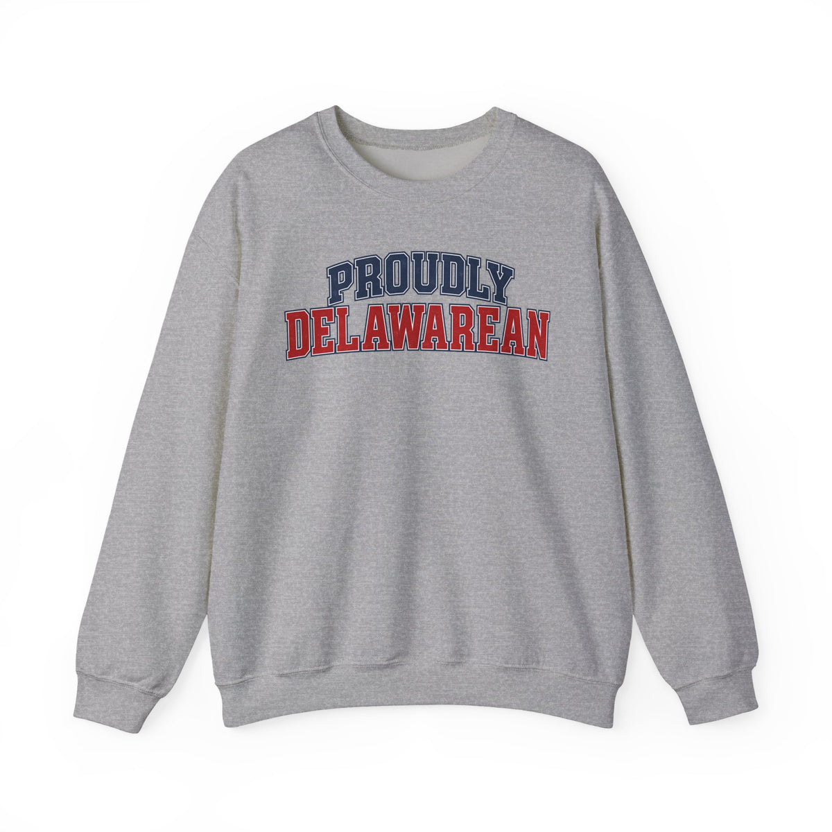 Proudly Delawarean Delaware Unisex Crewneck Sweatshirt State Name Graphic