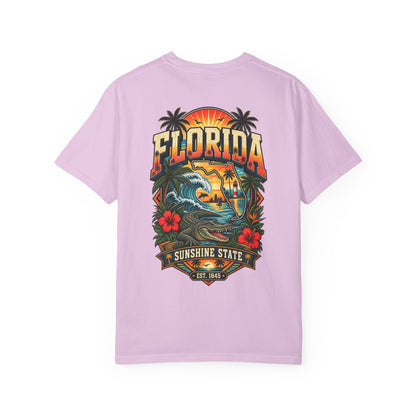 Florida Sunshine Legacy  Unisex Comfort Color 1717 Streetwear Graphic Tee