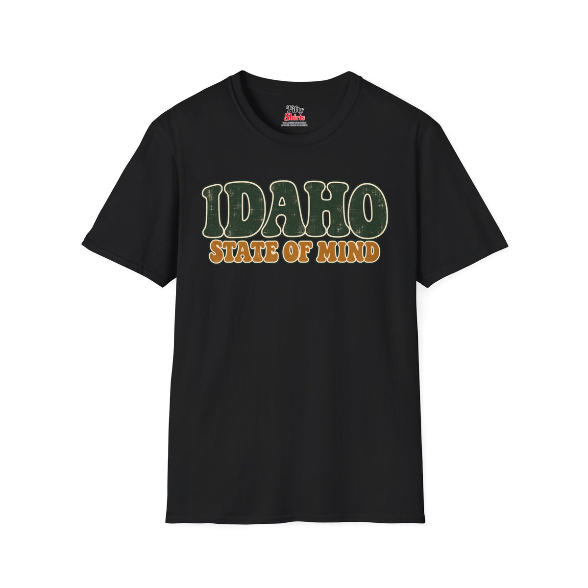 Idaho State of Mind Unisex Softstyle T Shirt State Name Graphic Tee