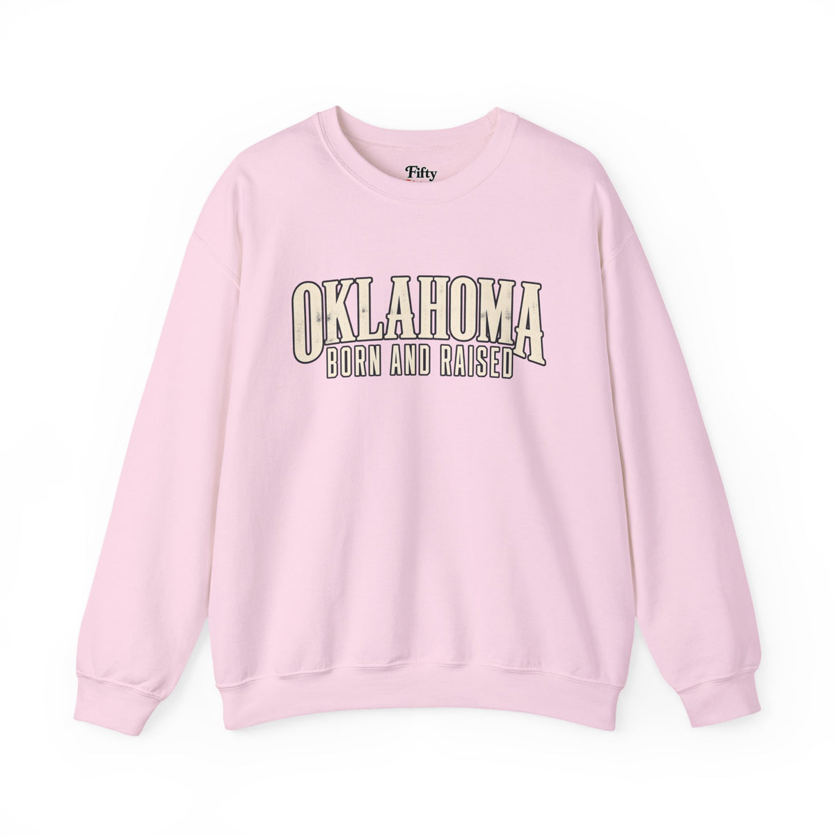 Oklahoma Born and Raised Premium Heritage Unisex Sweatshirt Graphic