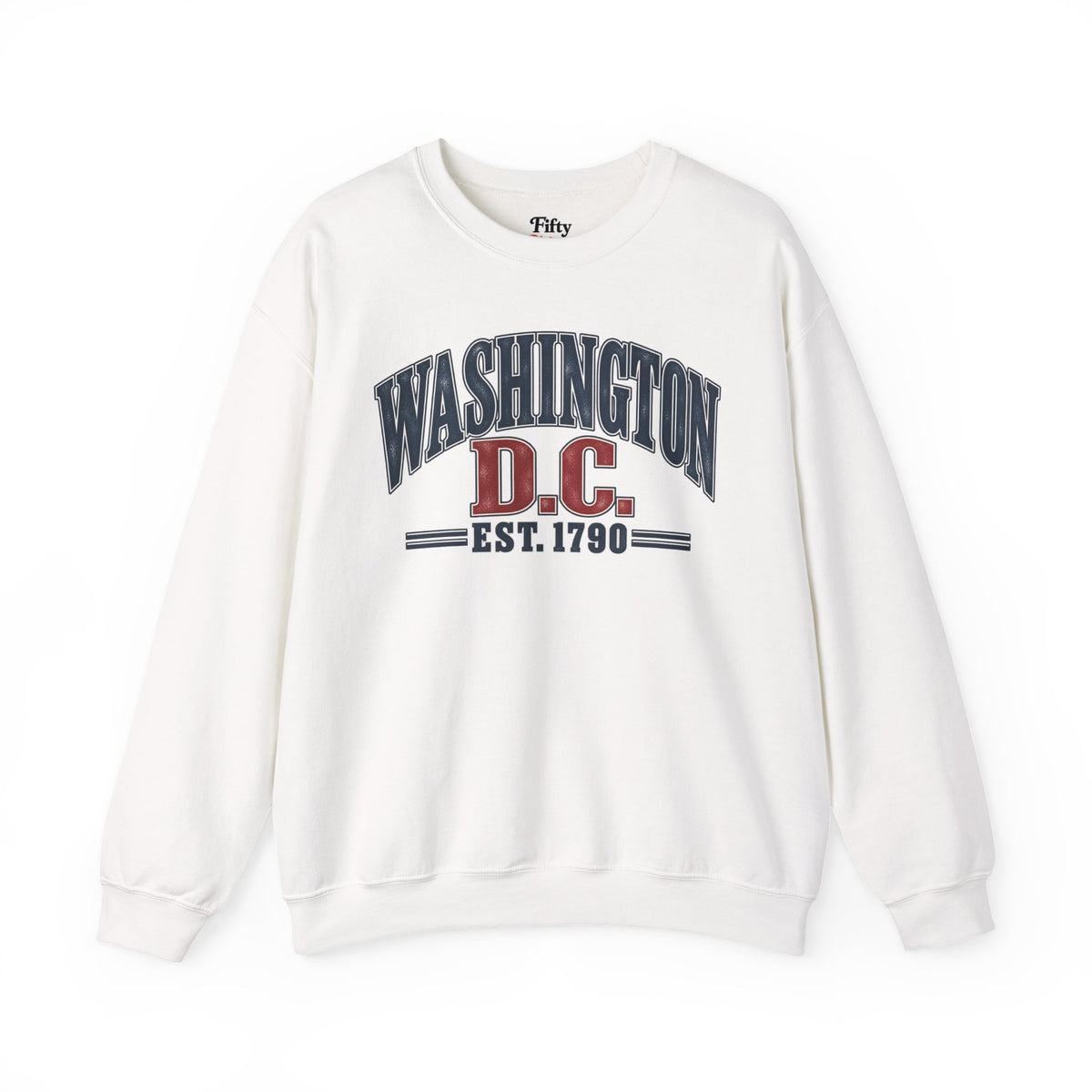 Washington DC Est 1790 Unisex Crewneck Sweatshirt State Name Graphic