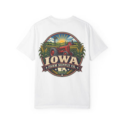 Iowa Farm Supply Co Unisex Comfort Color 1717 Streetwear Graphic Tee