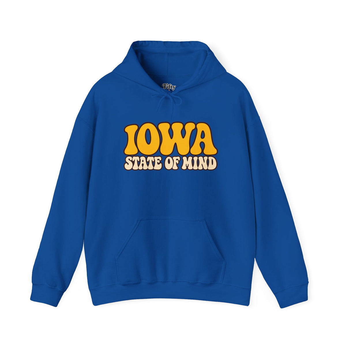 Iowa State of Mind Unisex Hoodie State Name Graphic
