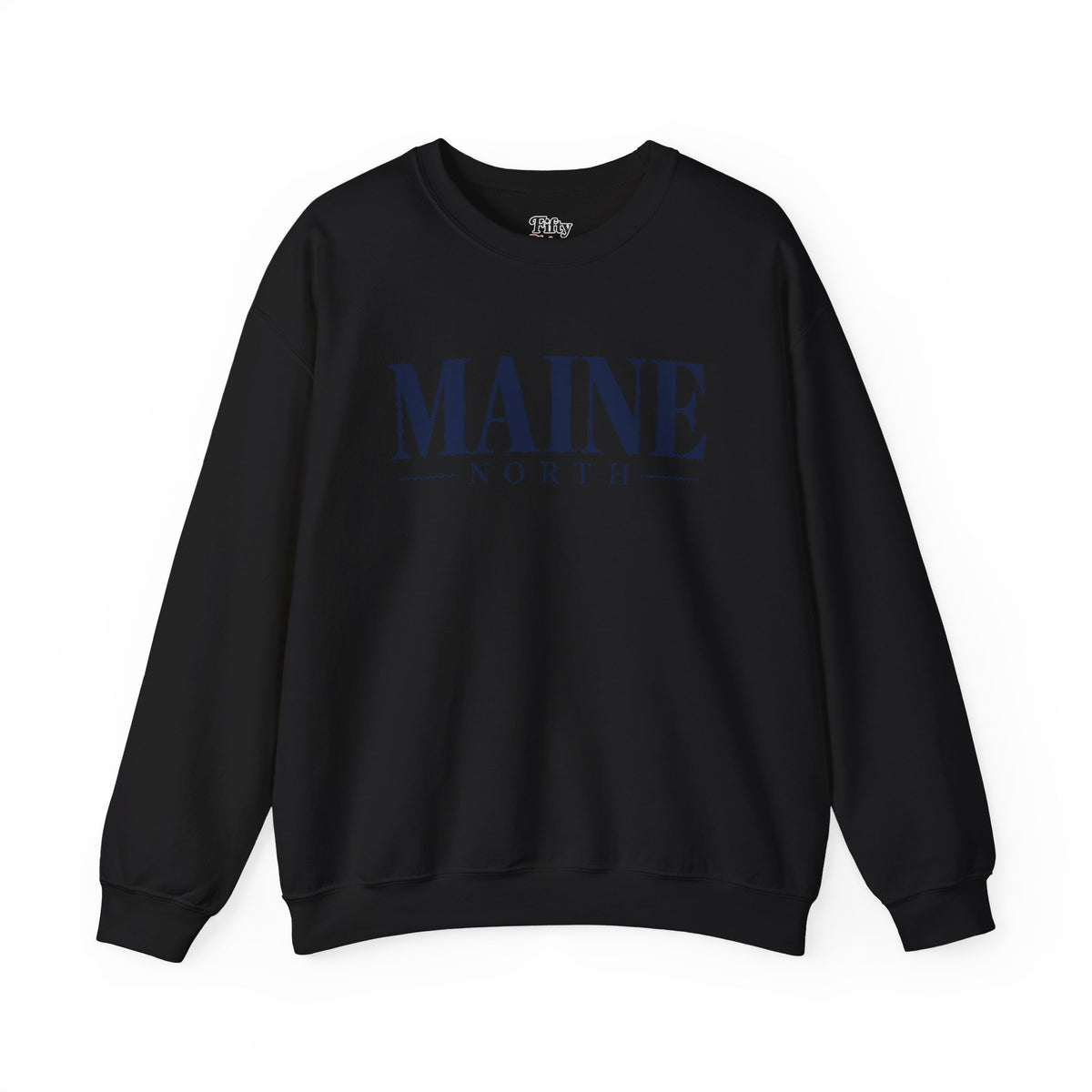 Maine North Unisex Crewneck Sweatshirt State Name Graphic