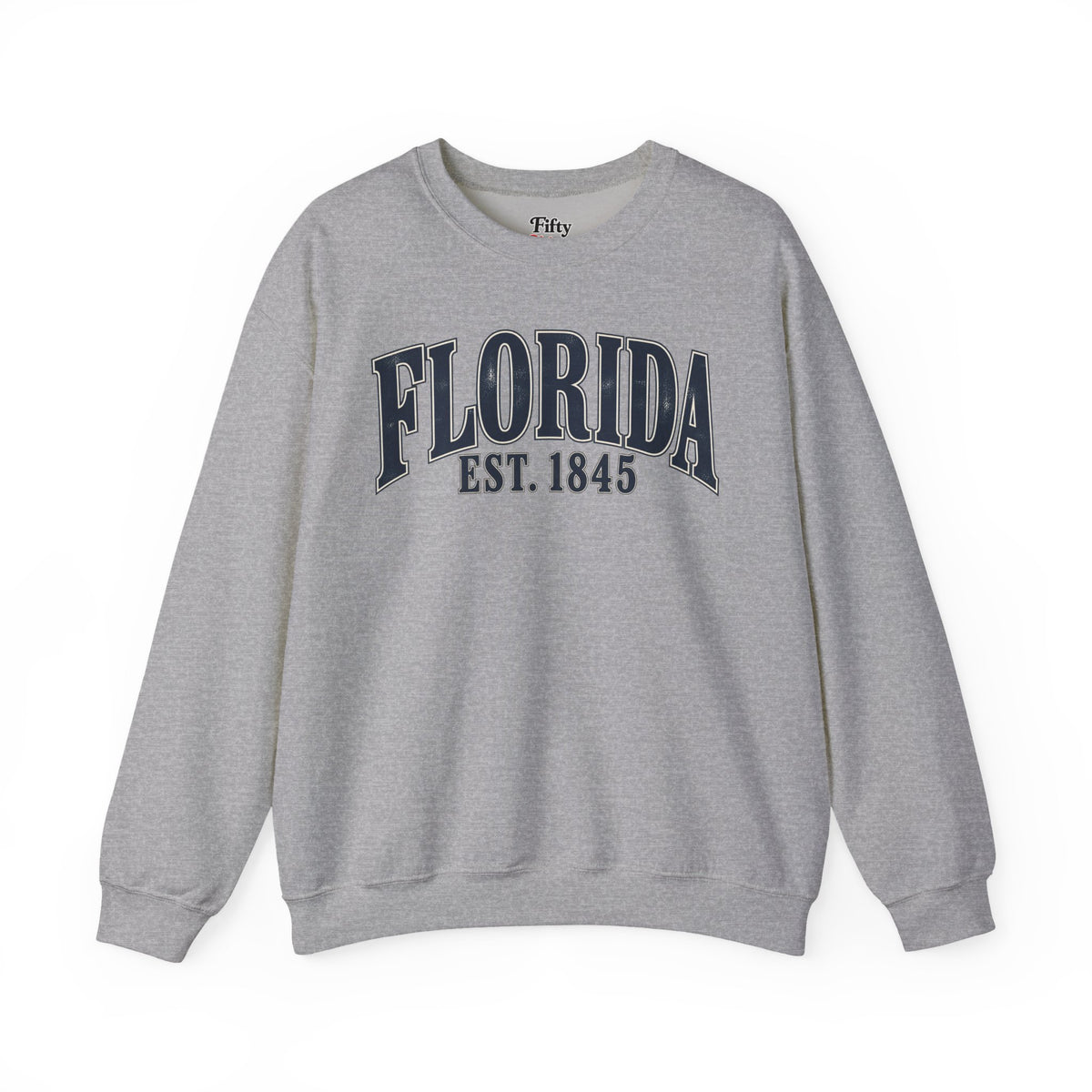 Florida EST. 1845 Unisex Crewneck Sweatshirt State Name Graphic