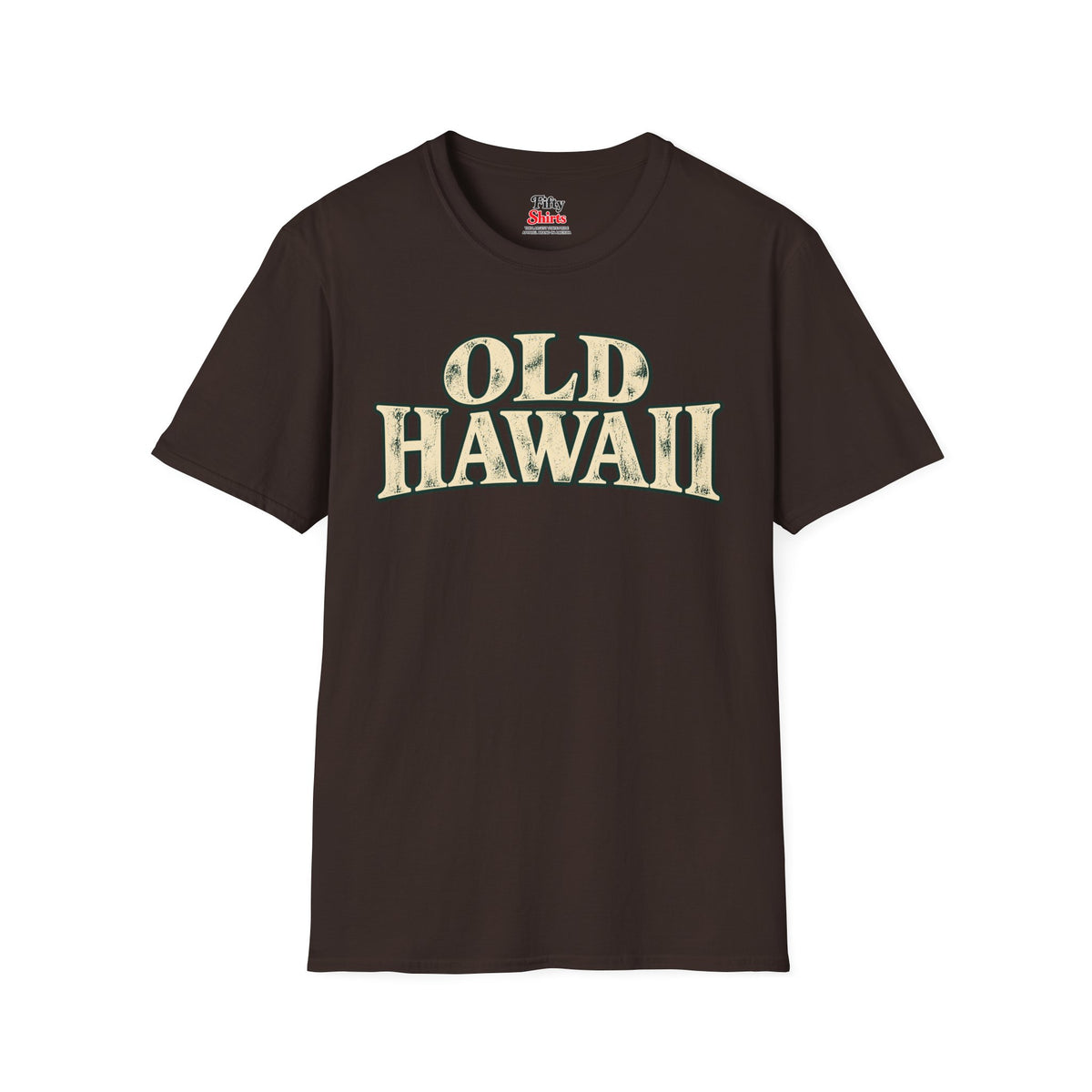 Old Hawaii Unisex Softstyle T Shirt State Name Graphic Tee