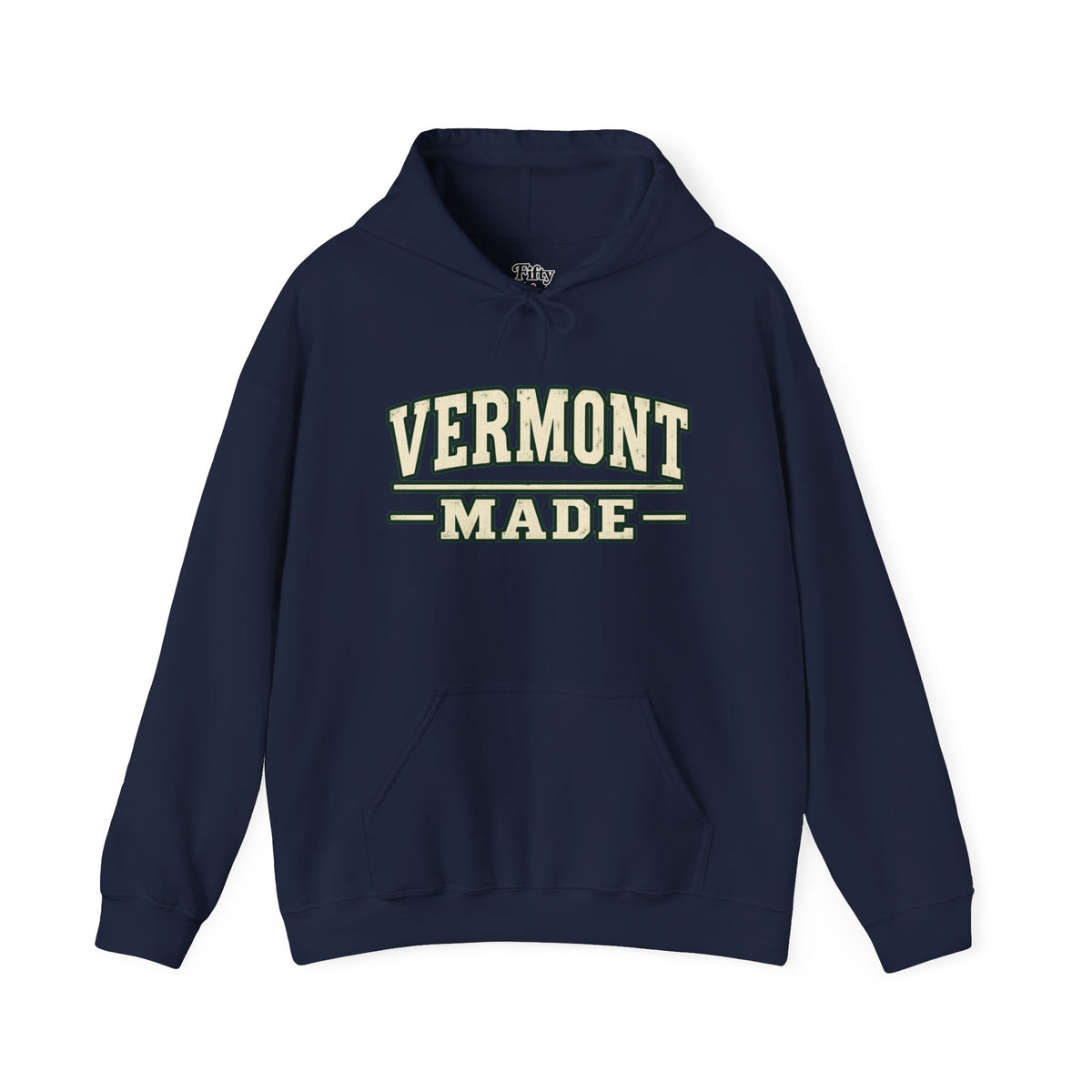 Vermont Made Unisex Hoodie State Name Graphic