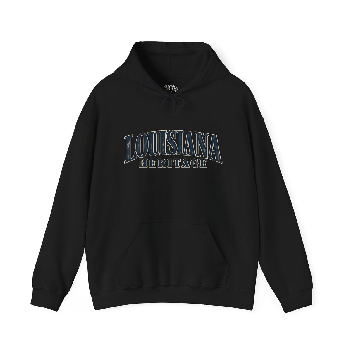 Louisiana Heritage Unisex Hoodie State Name Graphic