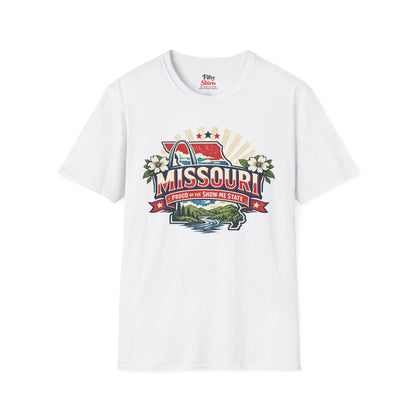 Missouri State Pride Unisex Softstyle T Shirt State Pride Graphic Tee Collections FS03