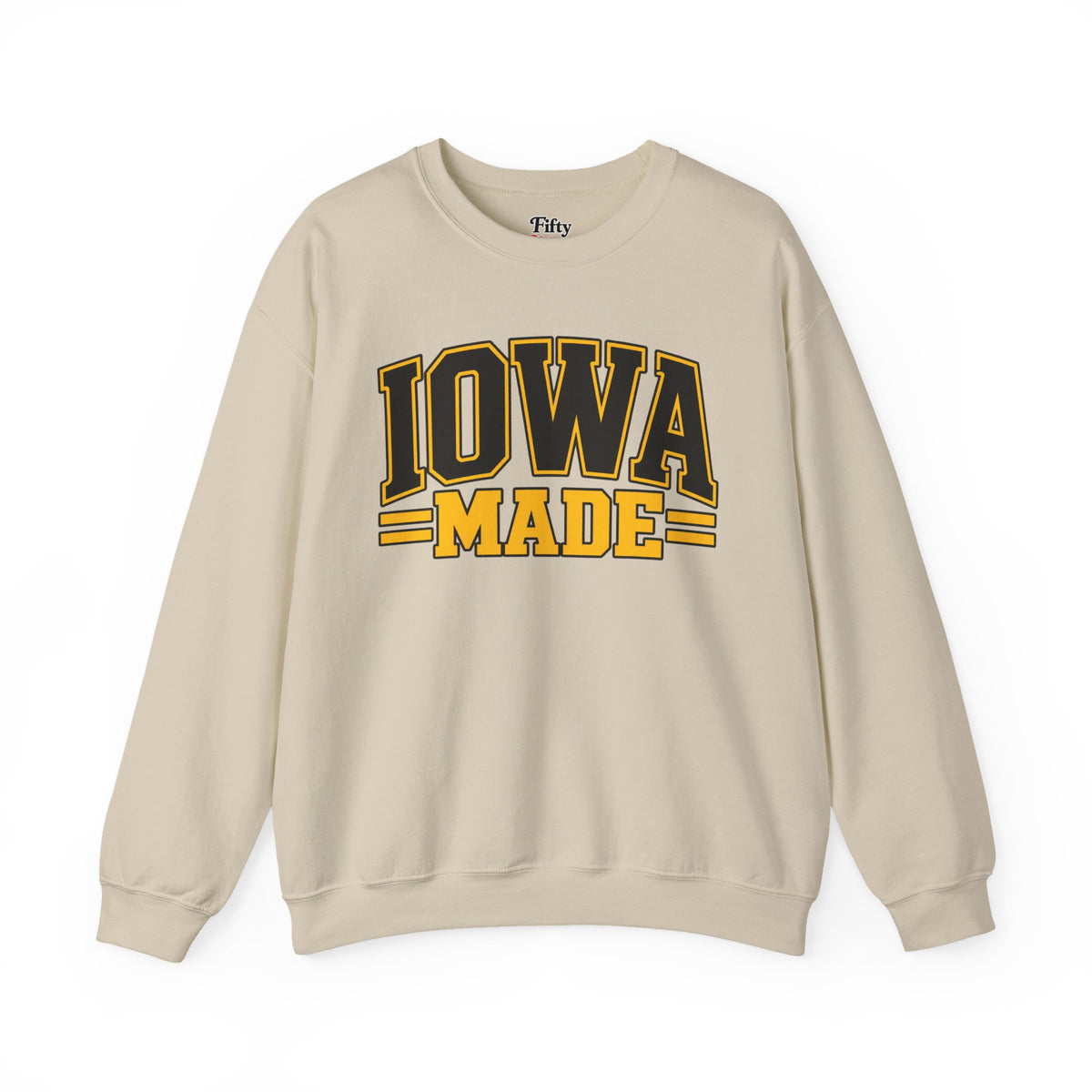 Iowa Made Unisex Crewneck Sweatshirt State Name Graphic