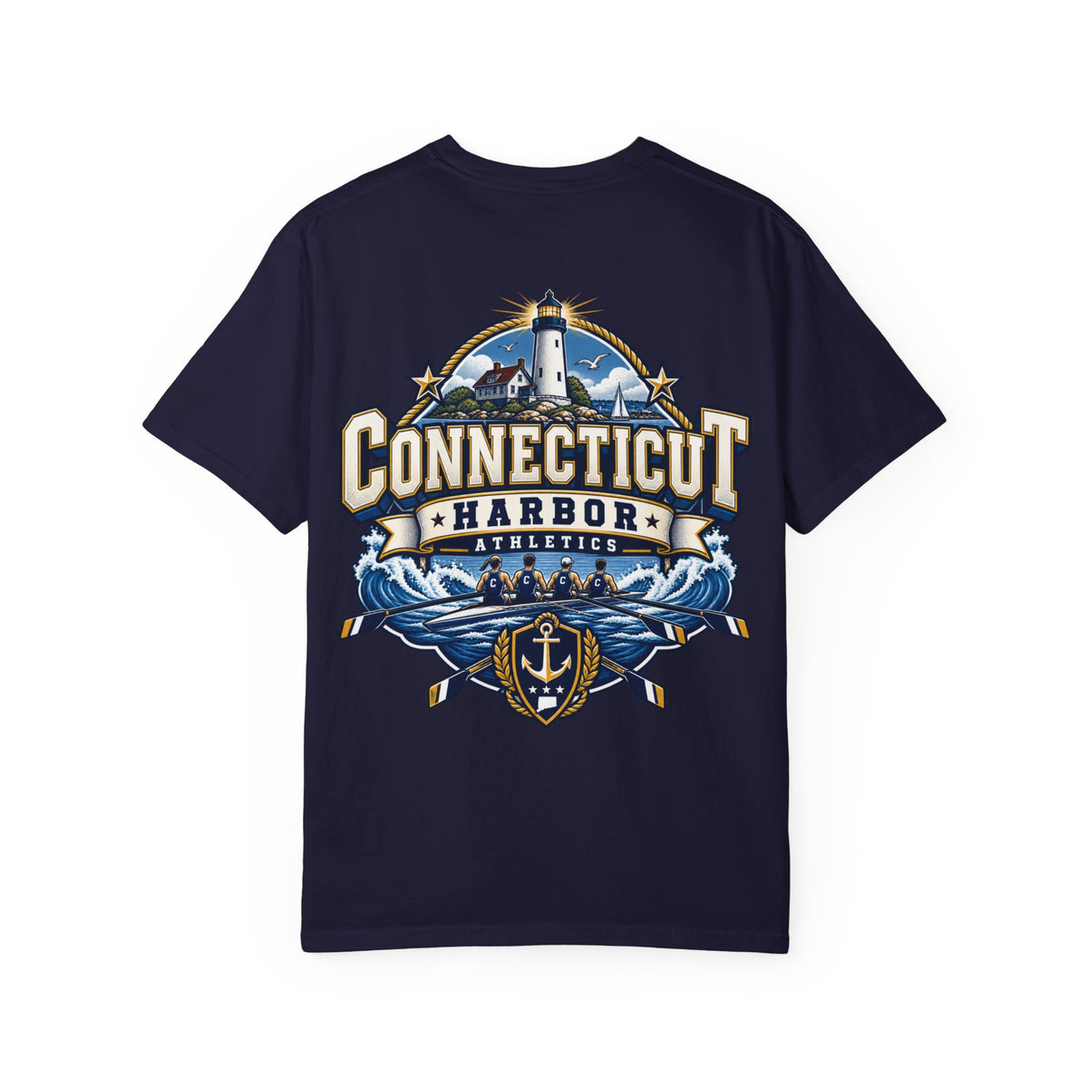 Connecticut Harbor Athletics  Unisex Comfort Color 1717 Streetwear Graphic Tee