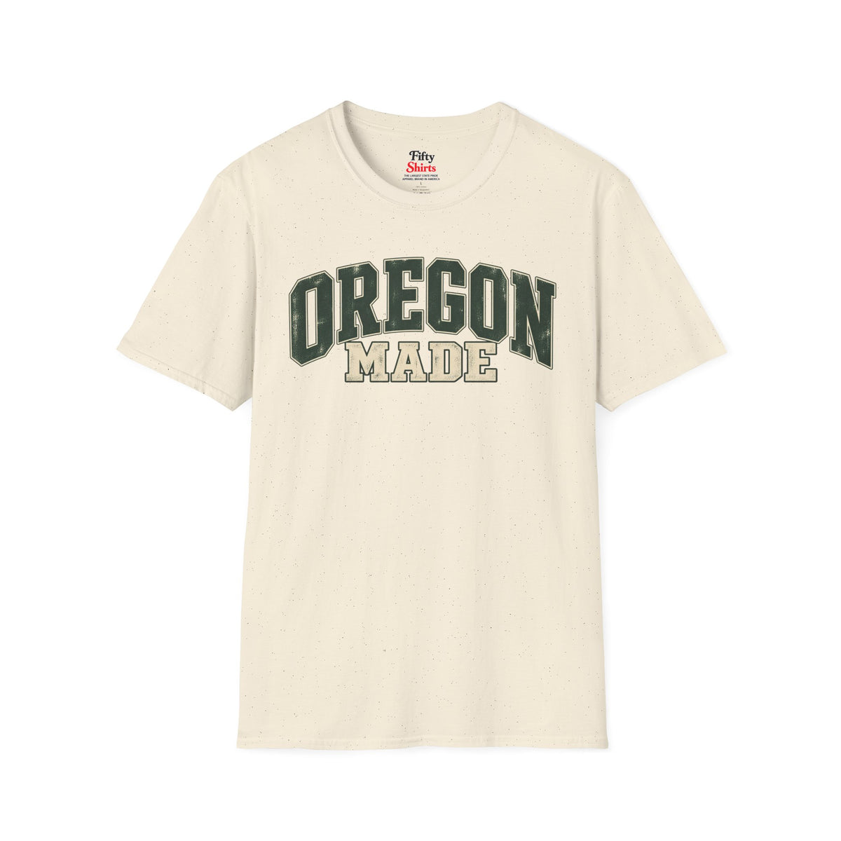 Oregon Made Unisex Softstyle T Shirt State Name Graphic Tee