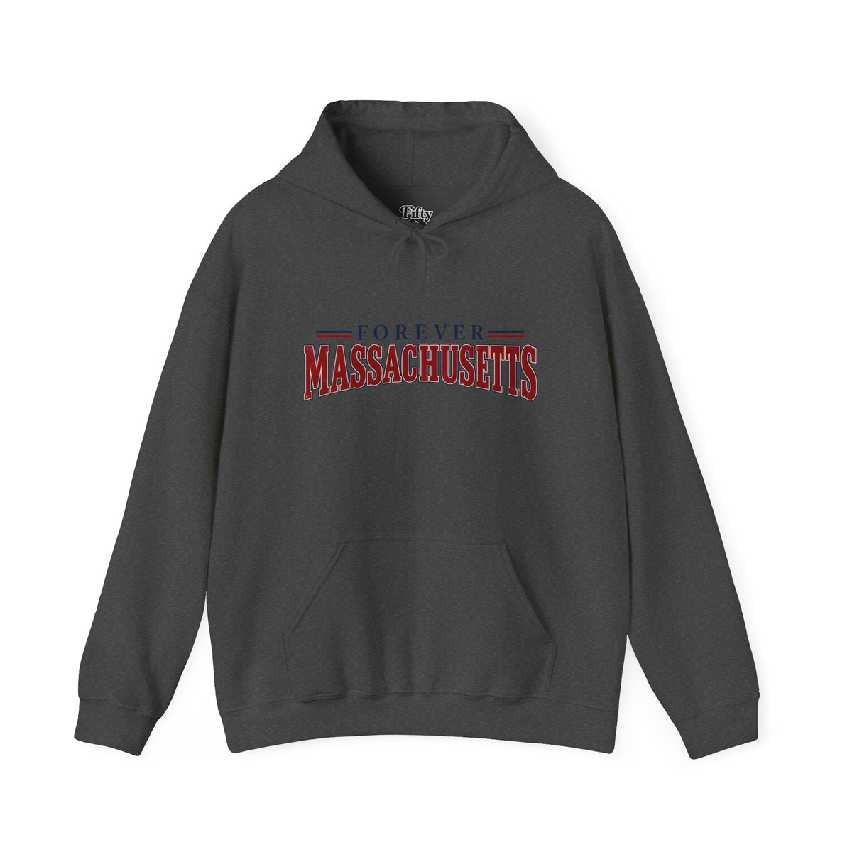 Forever Massachusetts Unisex Hoodie State Name Graphic