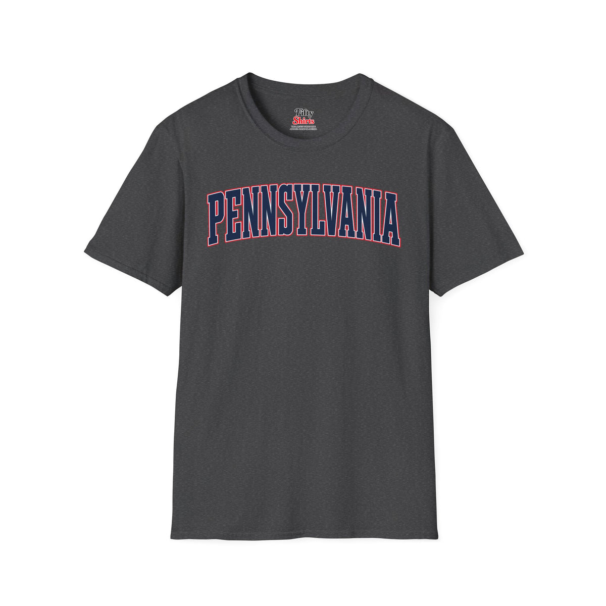 Pennsylvania Unisex Softstyle T Shirt State Name Graphic Tee