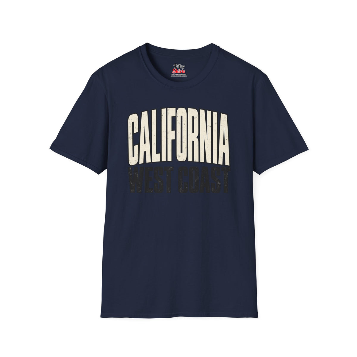 California West Coast Unisex Softstyle T Shirt State Name Graphic Tee (1)