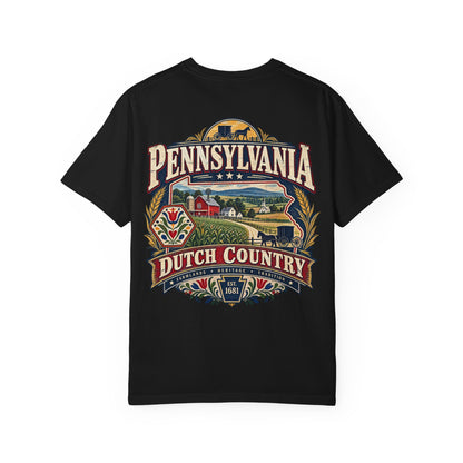 Pennsylvania Dutch Country Unisex Comfort Color 1717 Streetwear Graphic Tee