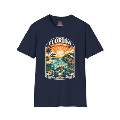 Florida Sunshine State Unisex Softstyle T Shirt State Pride Graphic Tee Collections FS03