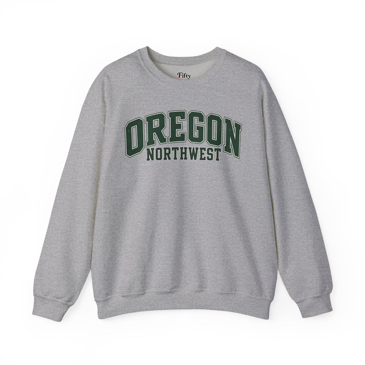 Oregon Northwest Unisex Crewneck Sweatshirt State Name Graphic