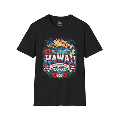 Hawaii State Pride Unisex Softstyle T Shirt State Pride Graphic Tee Collections FS03