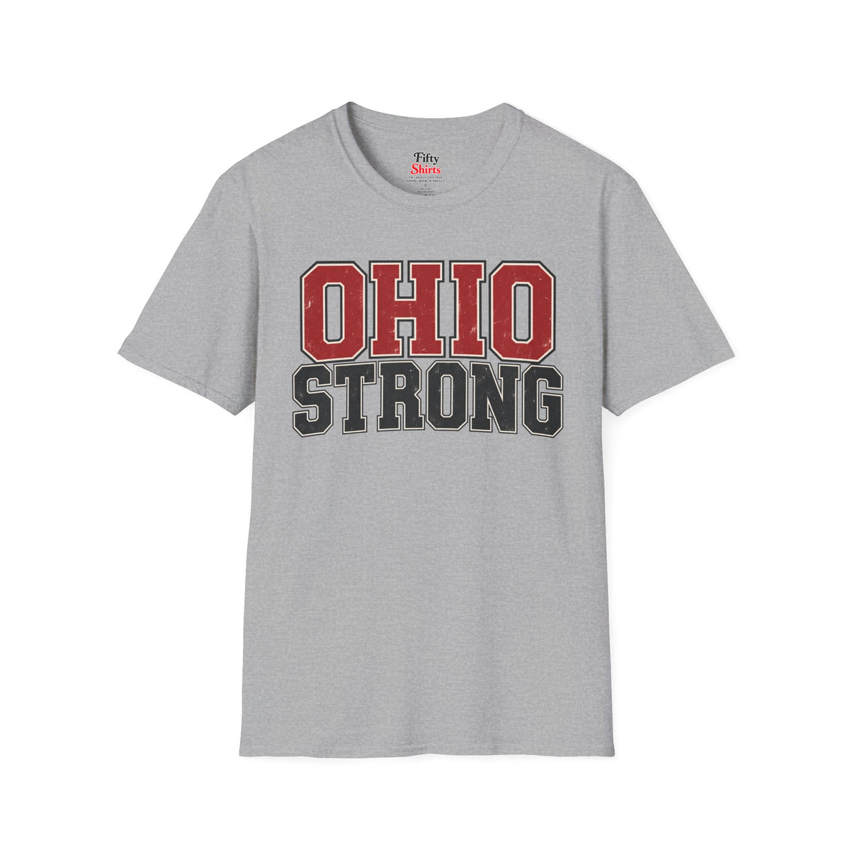 Ohio Strong Unisex Softstyle T Shirt State Name Graphic Tee