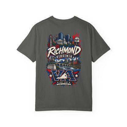 Richmond Virginia Unisex Comfort Color 1717 Streetwear Graphic Tee