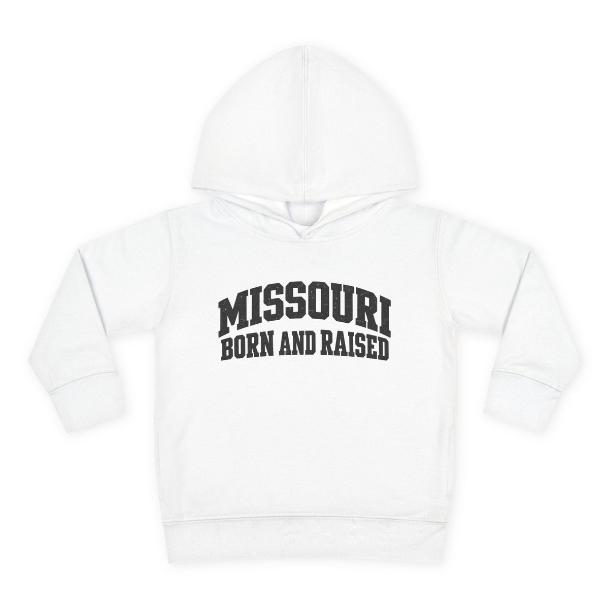 Missouri Born and Raised Collegiate Unisex Toddler Pullover Fleece Hoodie