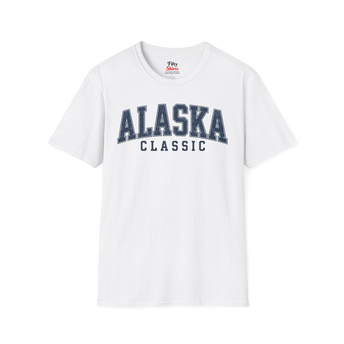 Alaska Classic Unisex Softstyle T Shirt State Name Graphic Tee