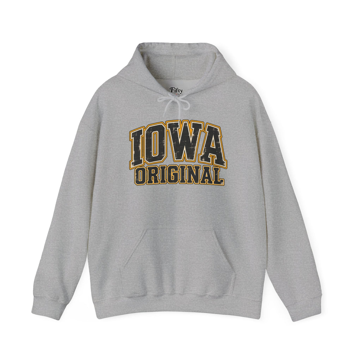 Iowa Original Unisex Hoodie State Name Graphic