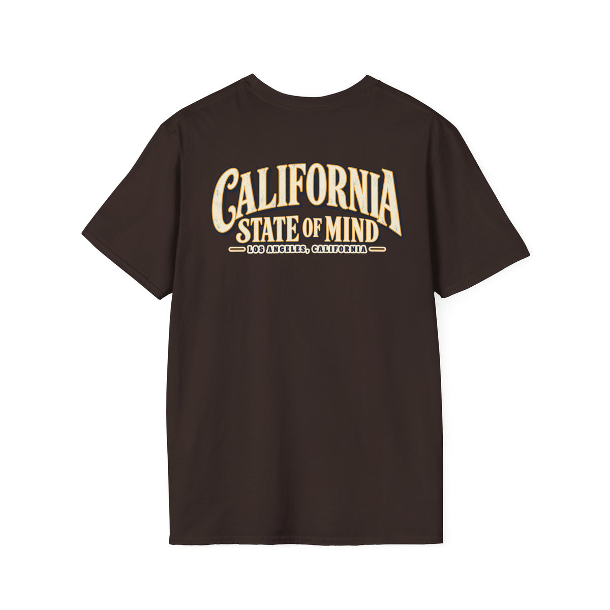 California State of Mind Los Angeles Unisex Softstyle Graphic Tee