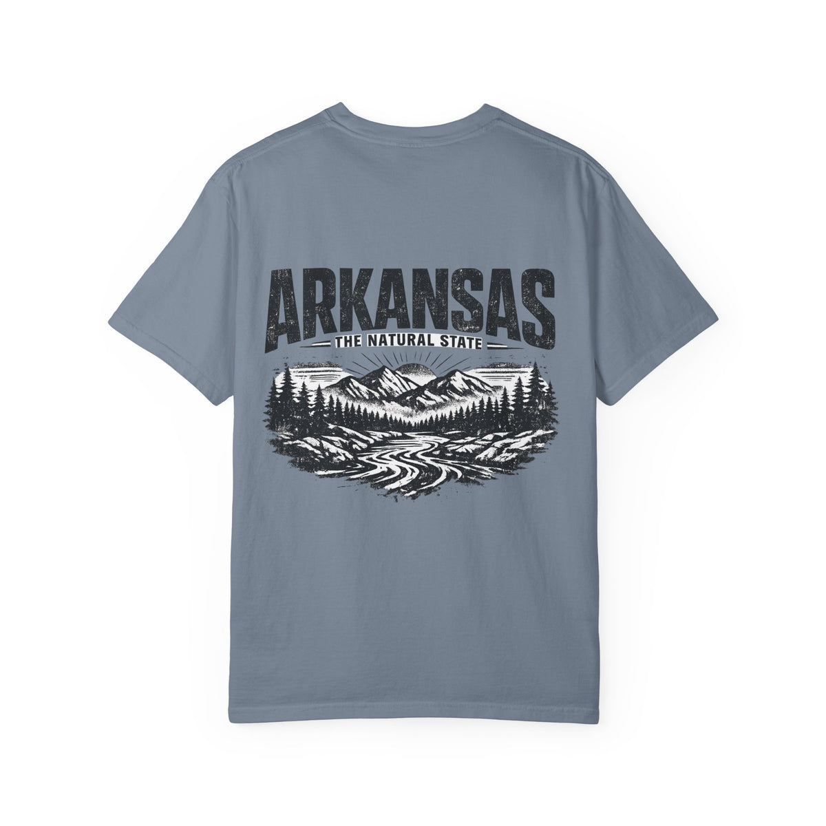 Arkansas Natural State Streetwear Unisex Comfort Color 1717 Streetwear Graphic Tee