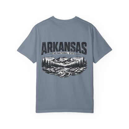 Arkansas Natural State Streetwear Unisex Comfort Color 1717 Streetwear Graphic Tee