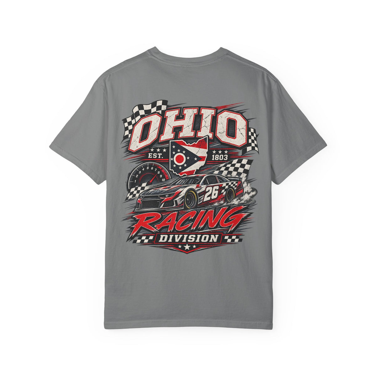 Ohio Racing Division Unisex Comfort Color 1717 Streetwear Graphic Tee