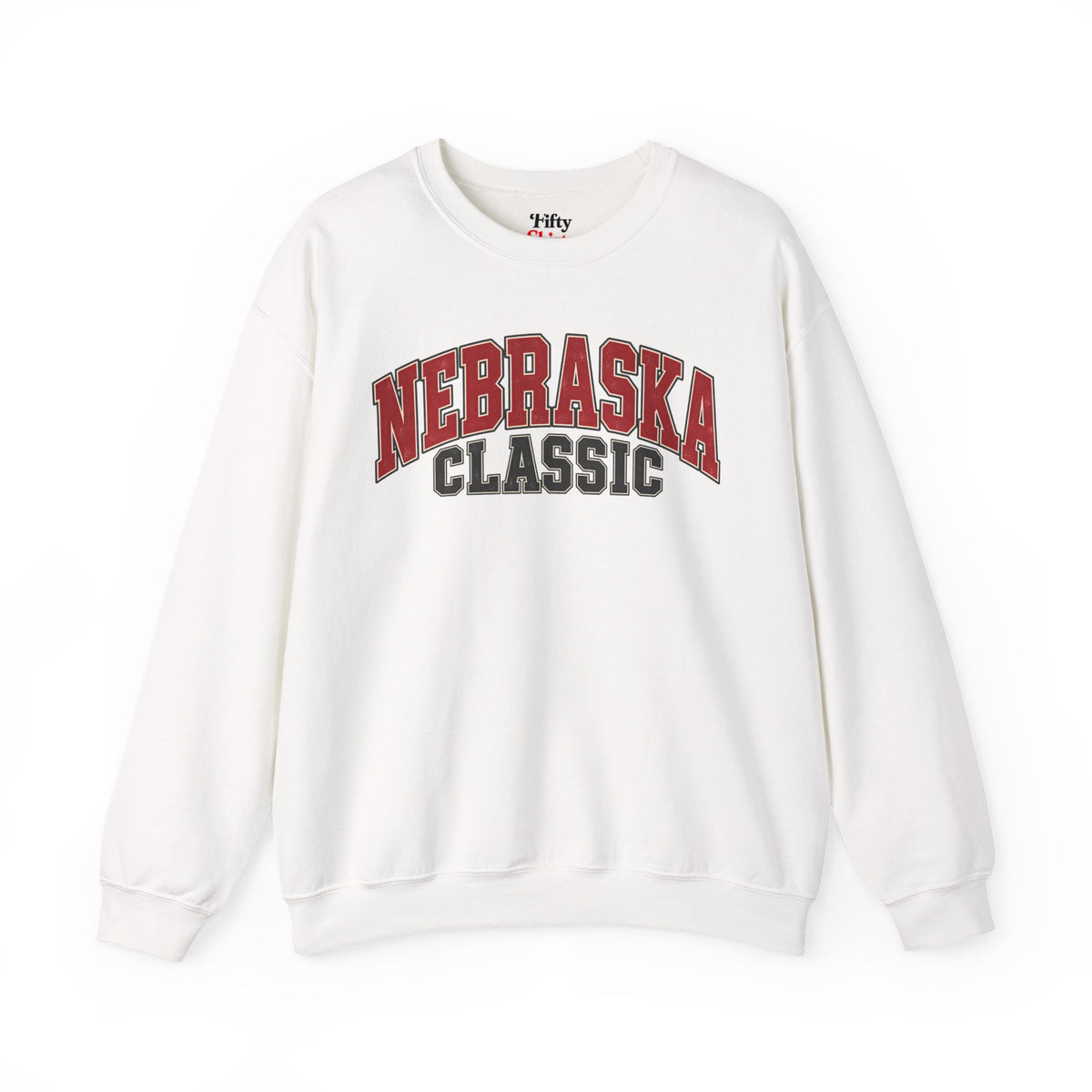 Nebraska Classic Unisex Crewneck Sweatshirt State Name Graphic