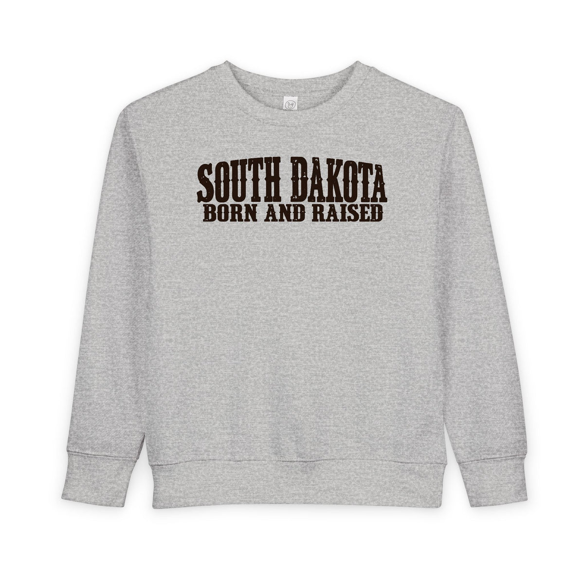 South Dakota Born and Raised Western Heritage Unisex Toddler Sweatshirt