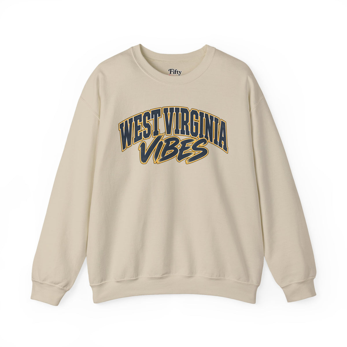 West Virginia Vibes Unisex Crewneck Sweatshirt State Name Graphic