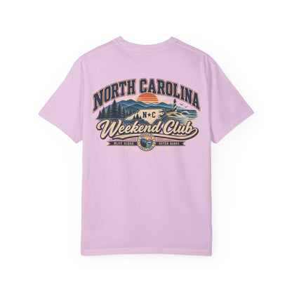 North Carolina Weekend Club Unisex Comfort Color 1717 Streetwear Graphic Tee