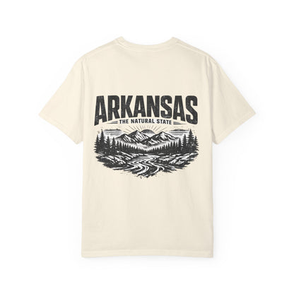 Arkansas Natural State Streetwear Unisex Comfort Color 1717 Streetwear Graphic Tee