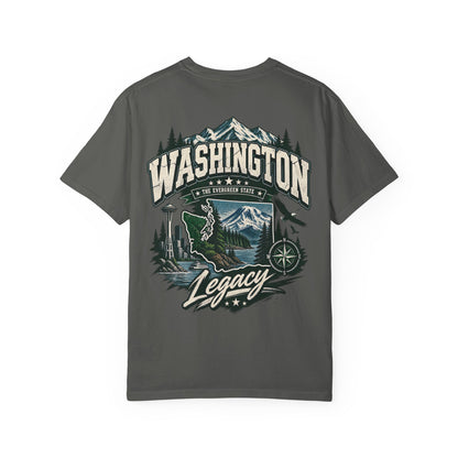 Washington State Legacy Unisex Comfort Color 1717 Streetwear Graphic Tee