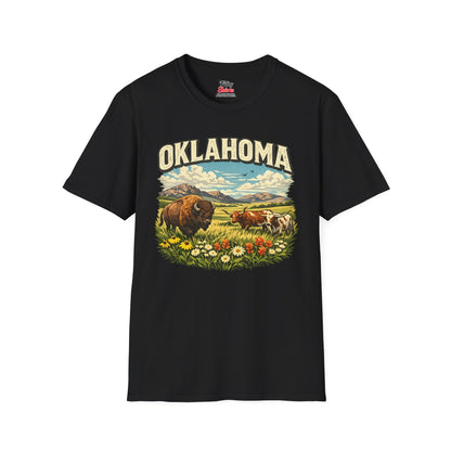 Oklahoma Wildlife Unisex Softstyle T Shirt State Pride Graphic Tee Collections FS03
