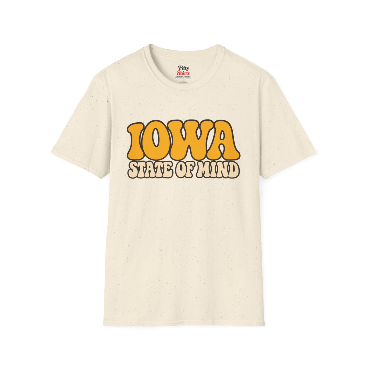 Iowa State of Mind Unisex Softstyle T Shirt State Name Graphic Tee