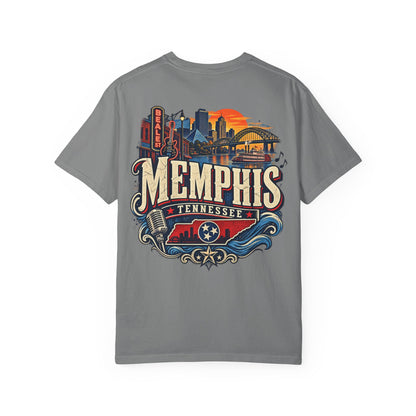 Memphis Tennessee Unisex Comfort Color 1717 Streetwear Graphic Tee