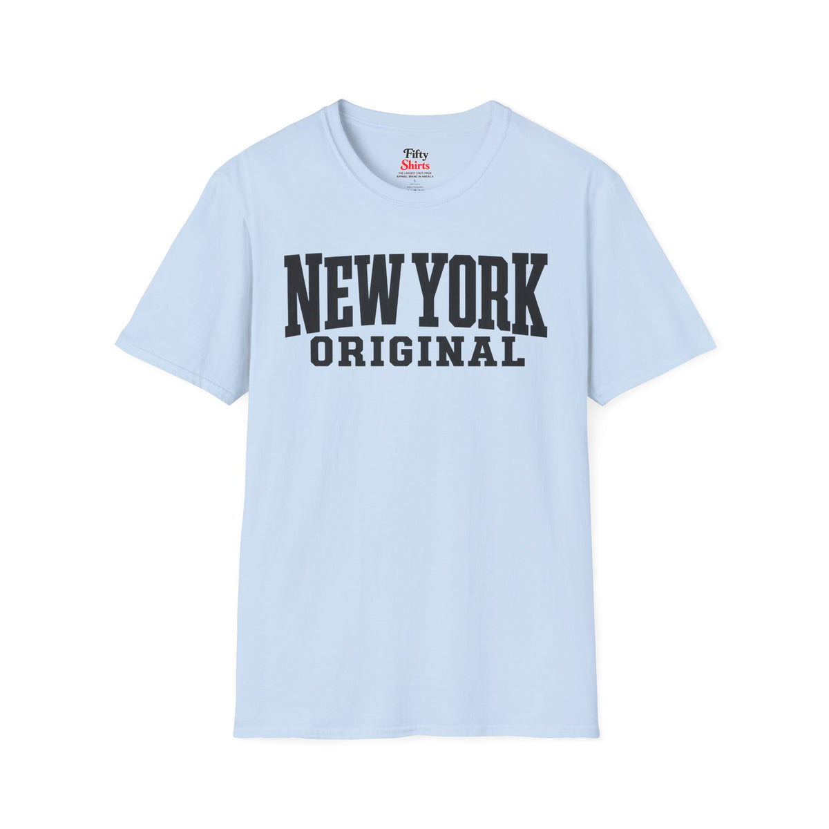 New York Original Unisex Softstyle T Shirt State Name Graphic Tee