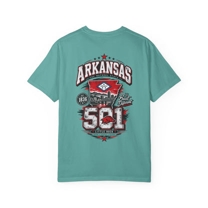Arkansas 501 Unisex Comfort Color 1717 Streetwear Graphic Tee